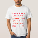 Suche nach einkommen tshirts Armut