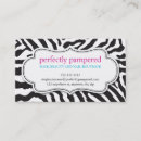 Suche nach zebramuster visitenkarten Modedesigner