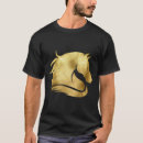 Suche nach goldenes pferd tshirts Modern