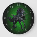 Suche nach schwarze pferde wanduhren Stallion