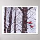 Suche nach roter vogel poster Winter