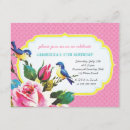 Suche nach vintager vogel einladungen Rose