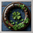 Suche nach vierblättriges kleeblatt poster Shamrocks