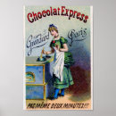 Suche nach französische schokolade poster Vintage werbung