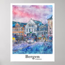 Suche nach bergen norwegen poster Reise