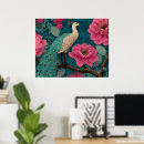 Suche nach rosa blumenmuster poster Elegant