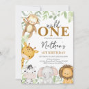 Suche nach boy birthday einladungen Safaritiere