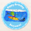 Suche nach gefährlich untersetzer Cartoon