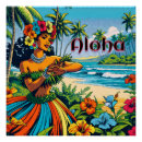 Suche nach hula poster Hibiskus