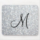 Suche nach silberner glitter mousepads Monogramm
