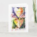 Suche nach zwei herzen karten Aquarell
