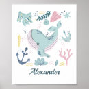 Suche nach der blauwal poster baby kinder Babyduschgeschenk