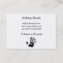 Suche nach handdruck visitenkarten Hände