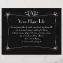 Suche nach monogramme flyer Elegant