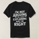 Suche nach argumentieren tshirts Spaß