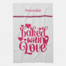 Suche nach rotes herz geschirr tücher Küche