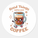 Suche nach guter kaffee aufkleber Niedlich