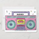 Suche nach boombox einladungen 80er