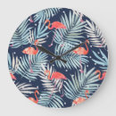 Suche nach tropischer flamingo wanduhren Aquarell