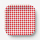 Suche nach red gingham teller Muster