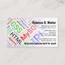 Suche nach web entwickler visitenkarten Beruflich