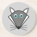 Suche nach niedlicher wolf untersetzer Grau