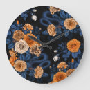 Suche nach orange rosen wanduhren Blau