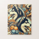 Suche nach siberian husky puzzle Hund