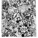 Suche nach graffiti dusch vorhänge Abstrakt