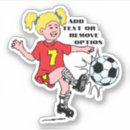 Suche nach mädchenfußball aufkleber Athlet