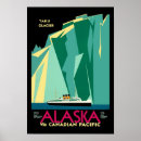 Suche nach vintages alaska poster Gletscher