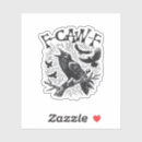 Suche nach crow aufkleber Lustige krähe