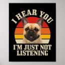 Suche nach bulldoggen poster Französische bulldogge