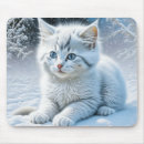 Suche nach katze im schnee mousepads Tiere