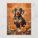 Suche nach dachshund postkarten Blumen