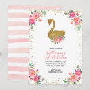 Suche nach schwan einladungen Rosa und gold