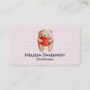 Suche nach teddybären visitenkarten Braunbär