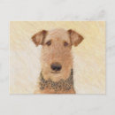 Suche nach tänzerinnen postkarten Airedale terrier