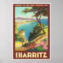Suche nach biarritz poster Vintag
