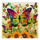 Suche nach bunter schmetterling poster Für alle