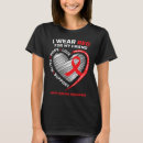 Suche nach herzkrankheit tshirts Rot