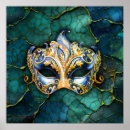 Suche nach venezianische masken poster Gold