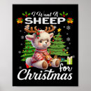Suche nach niedliche schafe poster Weihnachtsbaum