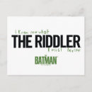 Suche nach riddler postkarten Der batman