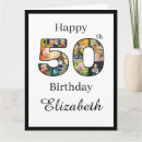 Suche nach 50 geburtstag karten Foto collage