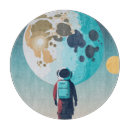 Suche nach astronaut untersetzer Erde