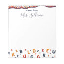 Suche nach buchstaben notizblock Lehrer