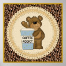 Suche nach süchtig poster Kaffee