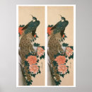 Suche nach pfau poster Mit blumen