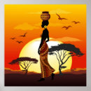 Suche nach afrikanische frauen poster Silhouette